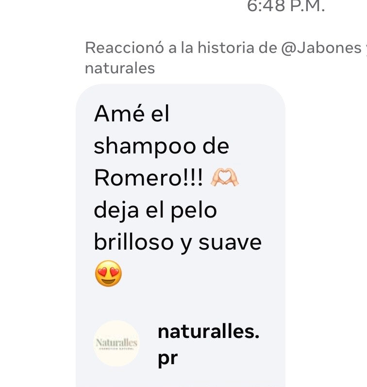 Champú solido Fortalecedor de Romero