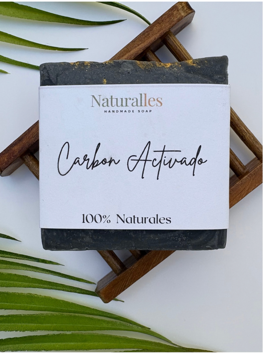 Jabón Artesanal de Carbón Activado