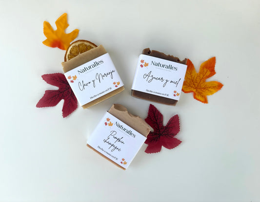 Colección de Otoño | Set de 3 Jabones Artesanales