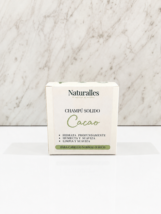 Champú Sólido de manteca de Cacao