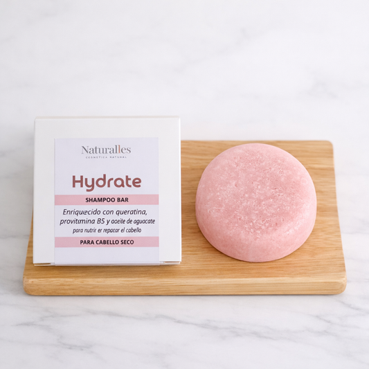 Champu solido para cabello seco y maltratado