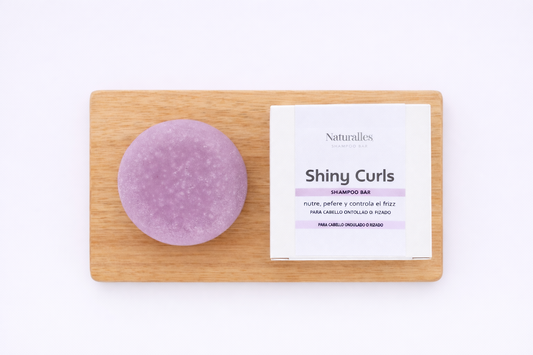 Champú solido para cabello rizo