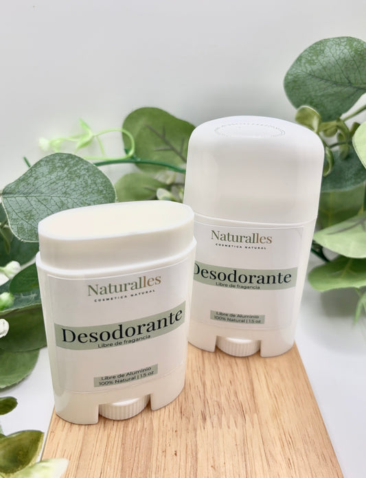 Desodorante 100% Natural libre de Aluminio