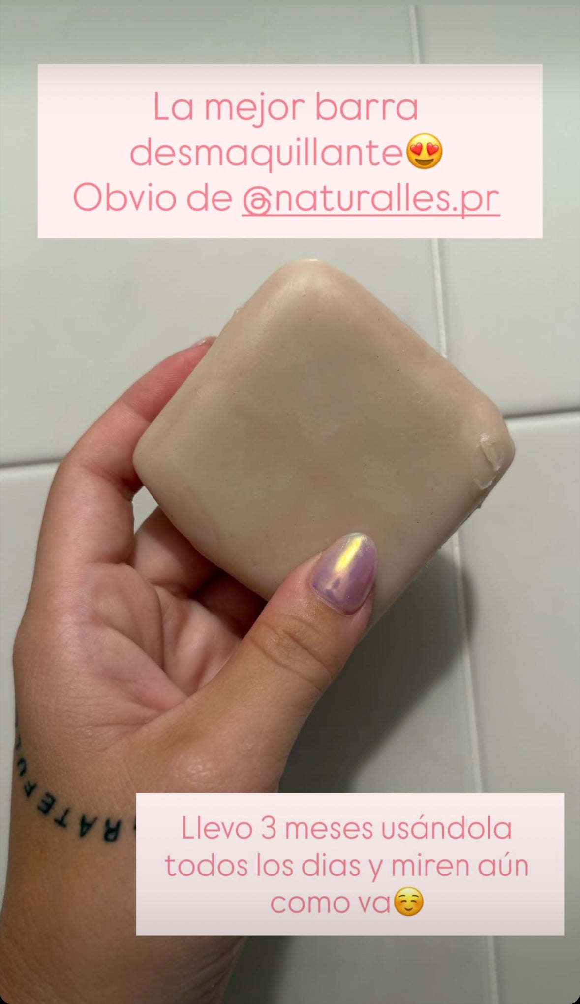 Barra Desmaquillante 2 en 1